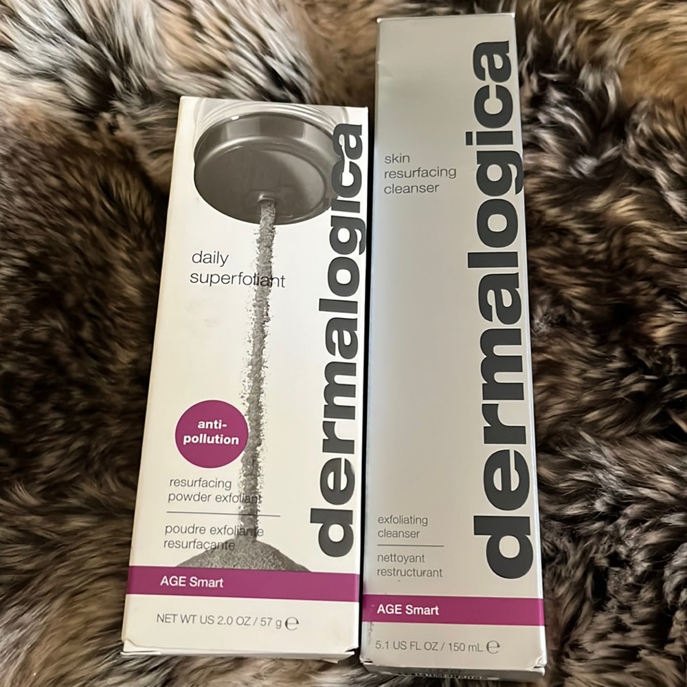 NEW Dermalogica exfoliating cleanser&daily superfoliant